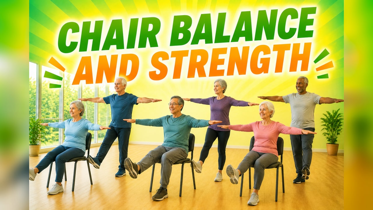 Chair Balance and Strength workout thumbnail